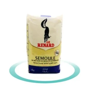 Semoule De Blé Dur Fine - Le Renard - 1kg