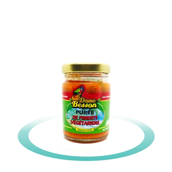 Purée de Piments Végétariens - Dame Besson - 180g