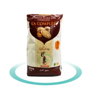 Semoule de blé dur complète - Le Renard - 1kg