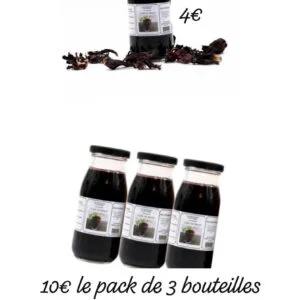 Jus d'hibiscus (jus de bissap)