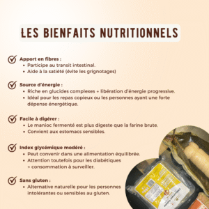 Bienfaits nutritionnels de la chikwangue