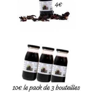 Jus d'hibiscus (jus de bissap)