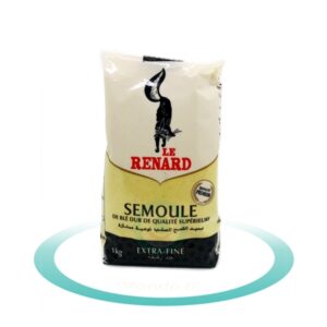 Semoule de blé dur extra-fine - Le renard - 1kg