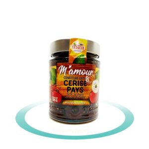 Confiture extra cerise pays - M'amour - 325g