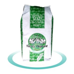 Farine de maïs blanche - Family Elephant - 1kg